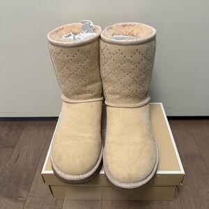 Ugg Classic Short Boot with Bling in Nude-Pink
